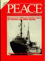 Peace Magazine November 1985